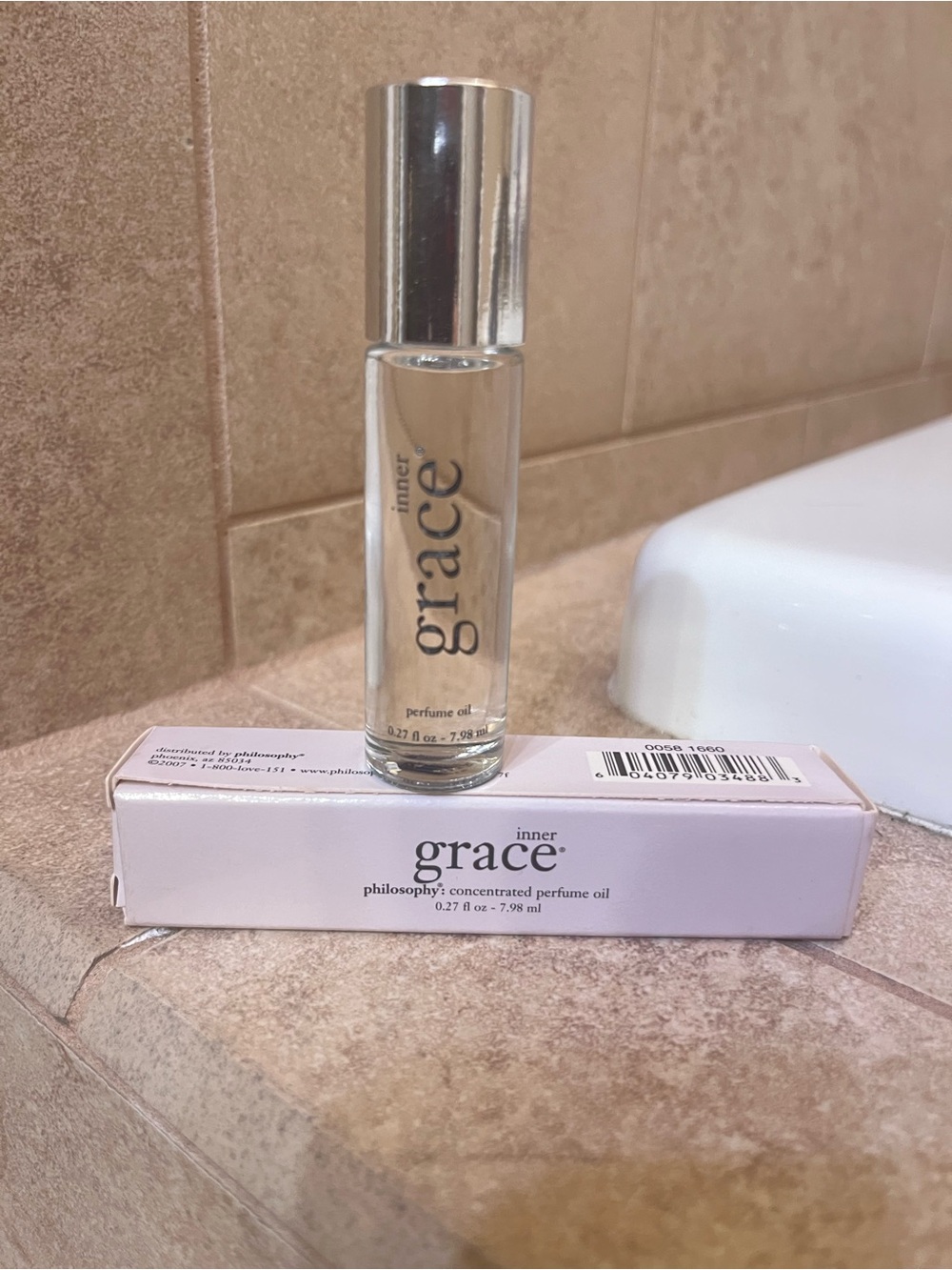 Philosophy Inner Grace Fragrance Perfume Oil NIB Discontinued .27 oz Rare Find